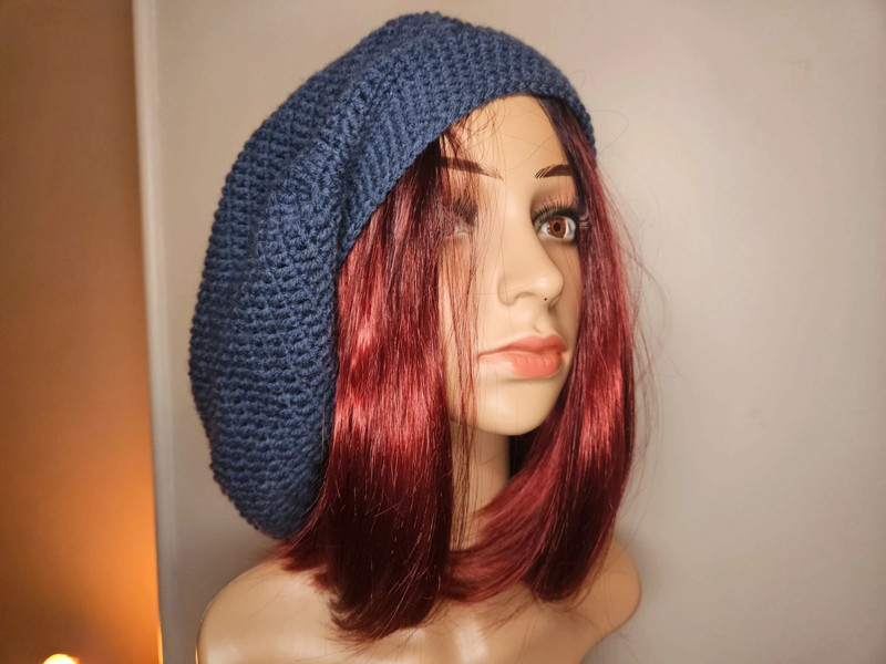 Bonnet slouchy fait main au crochet